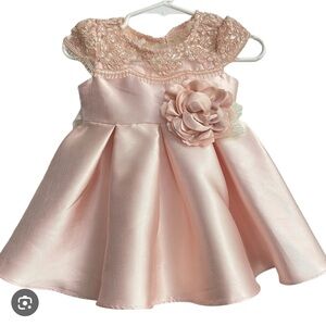 Rare edition Mikado , lace bodice formal dress.3-6M